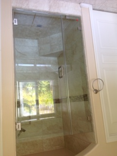 shower glass door